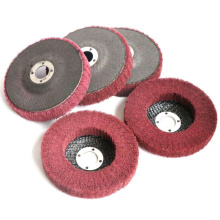 non woven fabric flap wheel for metal buffing